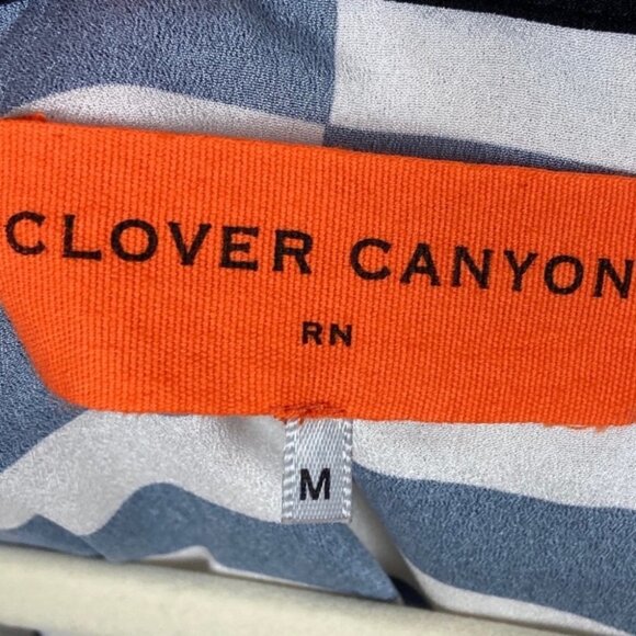 Clover Canyon Bora Bora Silk Printed Tank Top Blouse Size Medium Bohemian Boho M - Picture 5 of 10